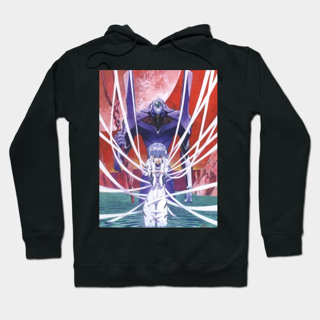 Neon Genesis Evangelion / Rei Ayanami Hoodie by TheDressCodes